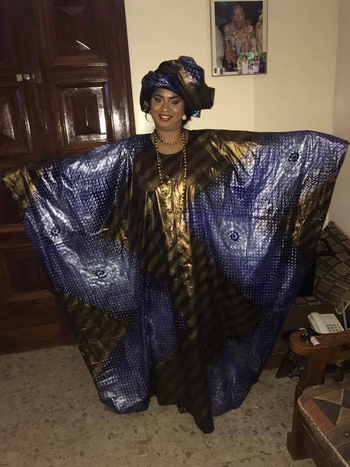 Voici la belle Fama Diouf, elle est l'animatrice de l' émission "Li ci biir seuy" sur la RTS1