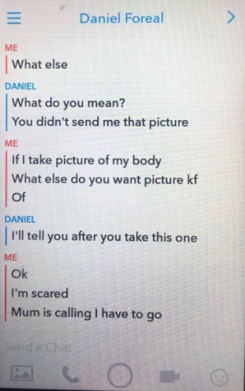 Effrayant : cette maman a partagé les messages qu’un pédophile a envoyés à sa fille de 10 ans