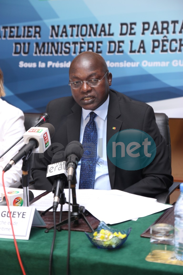 Oumar Guèye, ministre de la pêche et de l'économie maritime