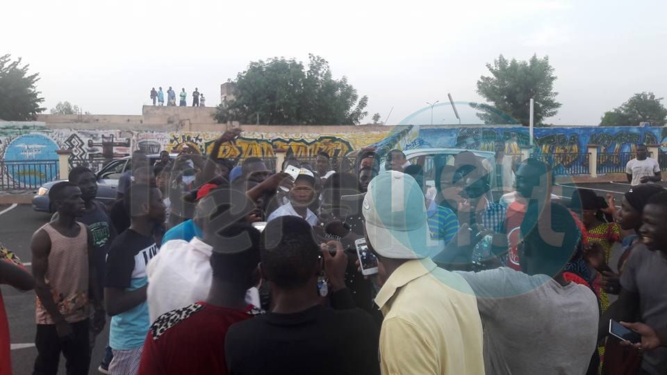 Ambiance arrivée d'Abiba à Bamako ce vendredi 05 mai 2017....