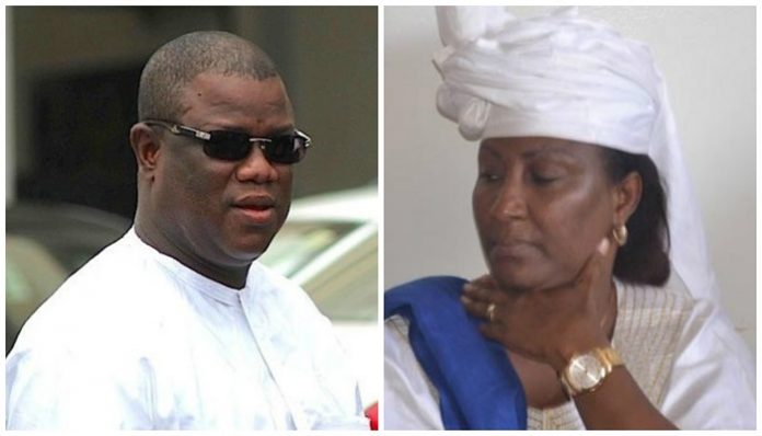 Aminata Gassama, l'épouse d'Abdoulaye Baldé à la Crei, ce lundi matin