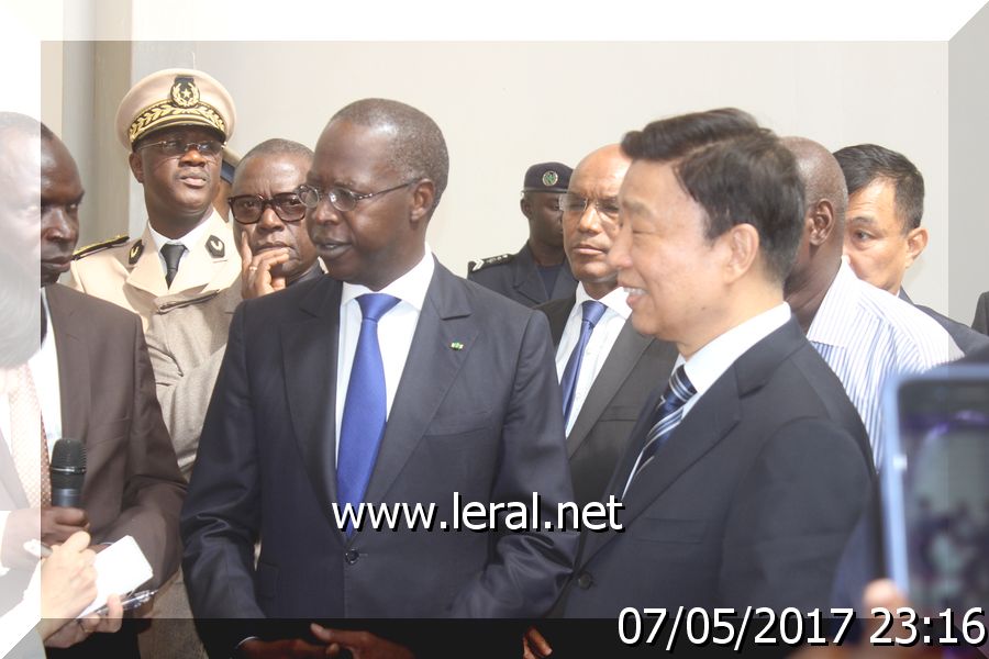 Vidéo-Photos: La visite du vice-président de la République populaire de Chine, M. Li Yuanchao au parc industriel de Diamniadio 