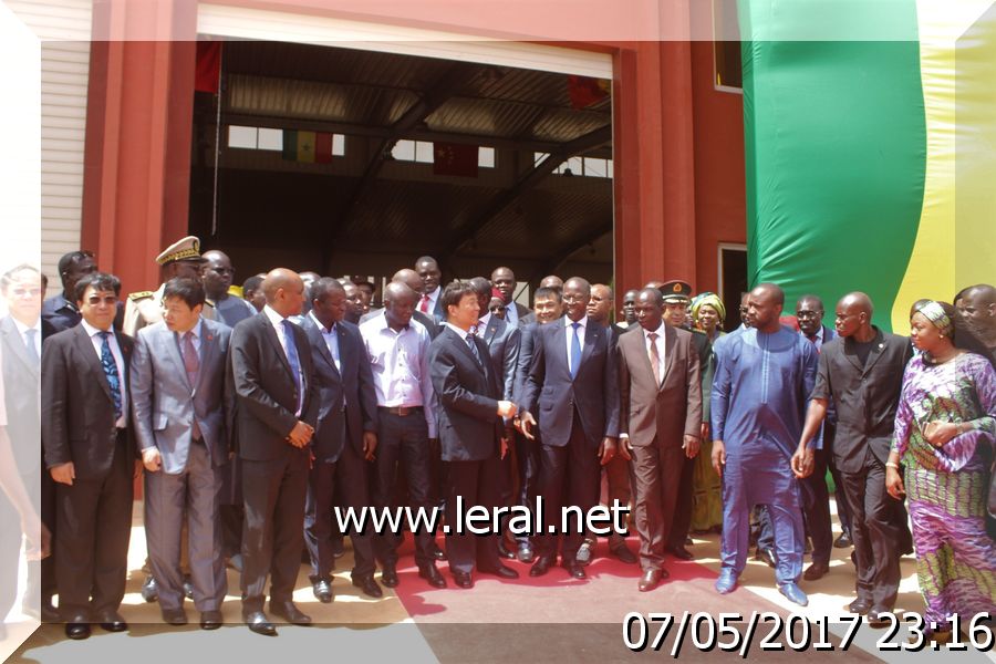 Vidéo-Photos: La visite du vice-président de la République populaire de Chine, M. Li Yuanchao au parc industriel de Diamniadio 