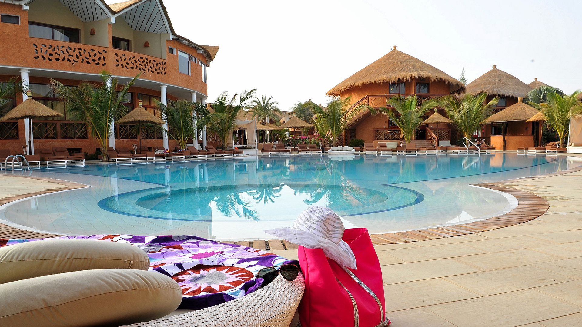 Hôtel Lamantin Beach du Sénégal.