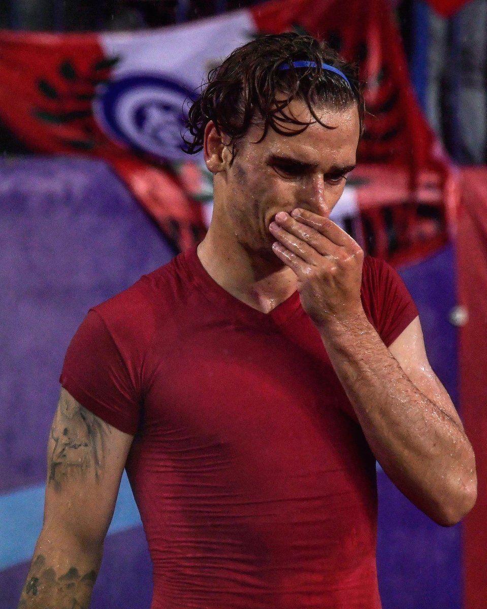 Les larmes d'Antoine Griezmann après l'élimination de l'Atlético de Madrid
