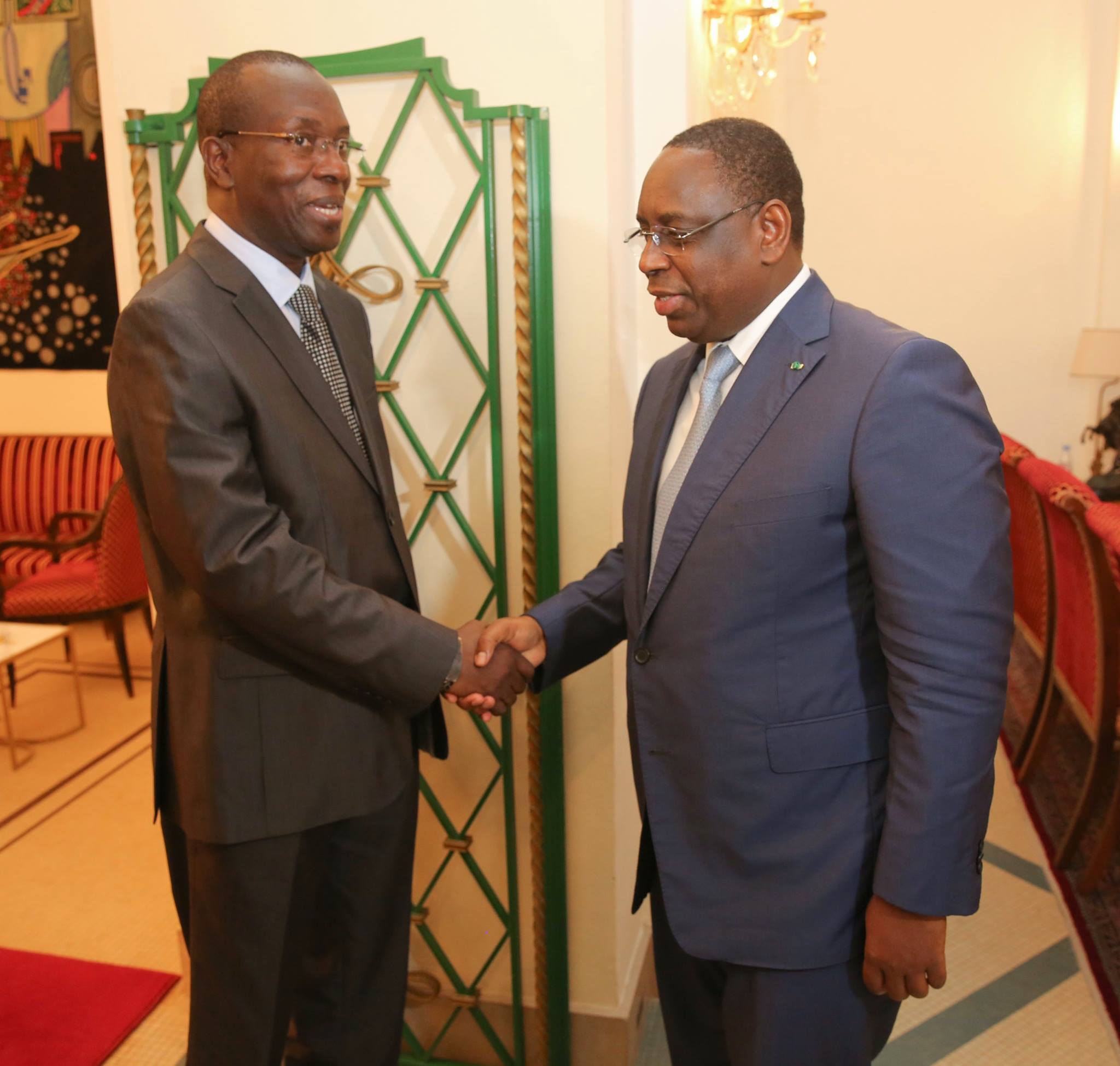 Le Président de la République a reçu hier l’ancien Premier Ministre, Souleymane Ndéné Ndiaye 