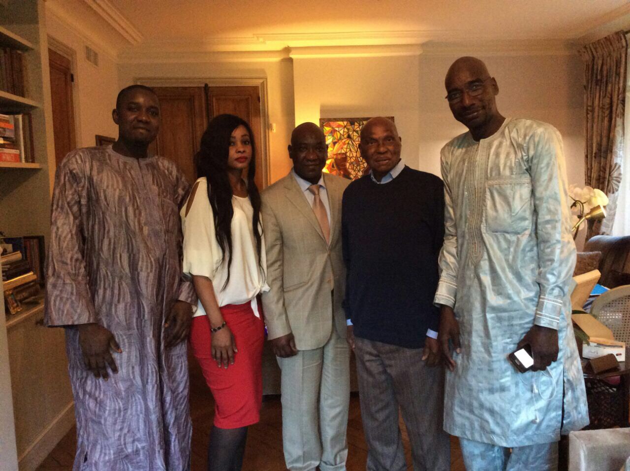 Les libéraux du Fouta sous la houlette du président Bocar Diop, ont rencontré le Président Abdoulaye Wade à Versailles