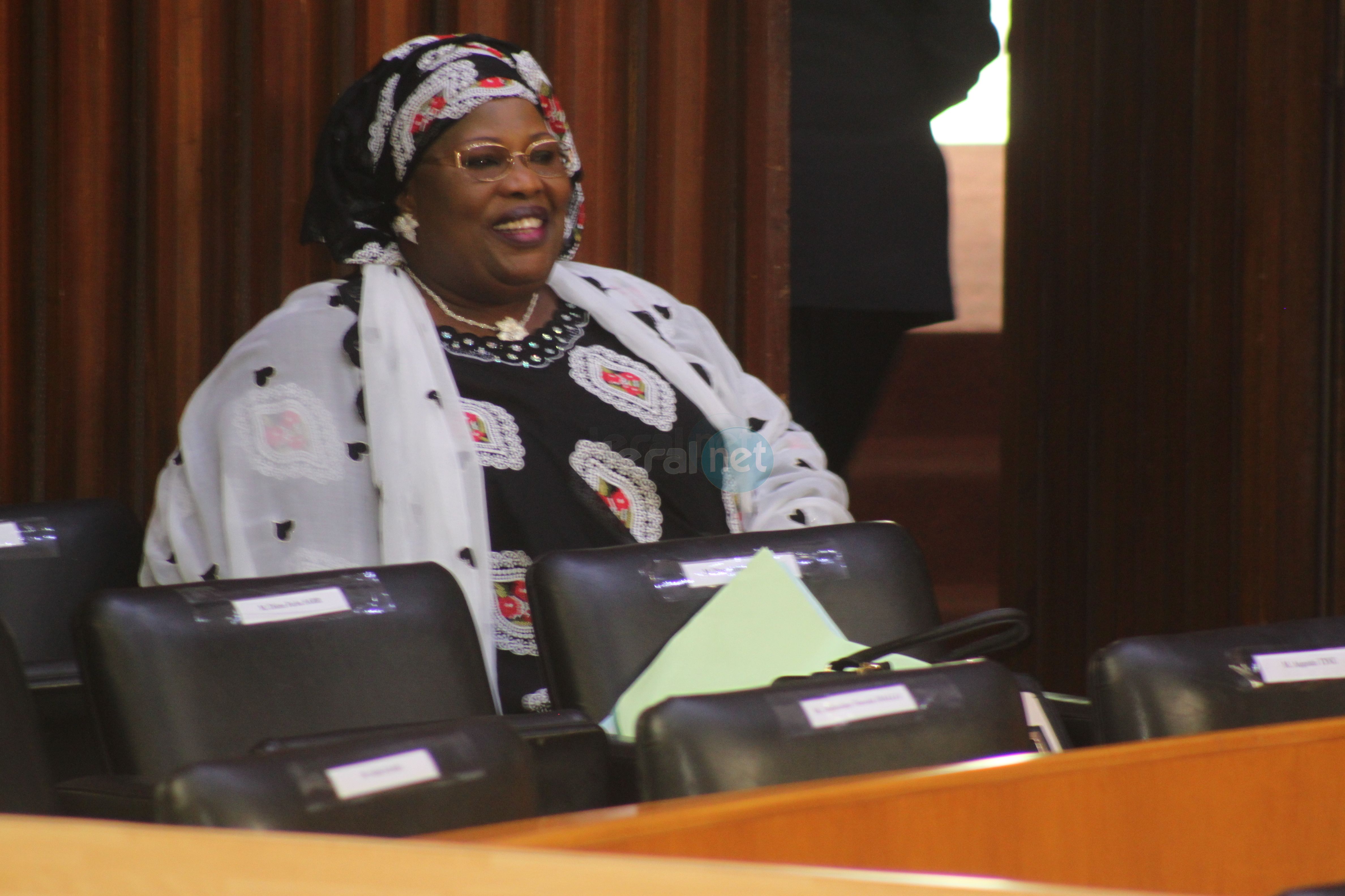 Aminata Mbengue Ndiaye, ministre de l'Elevage à l’Hémicycle 