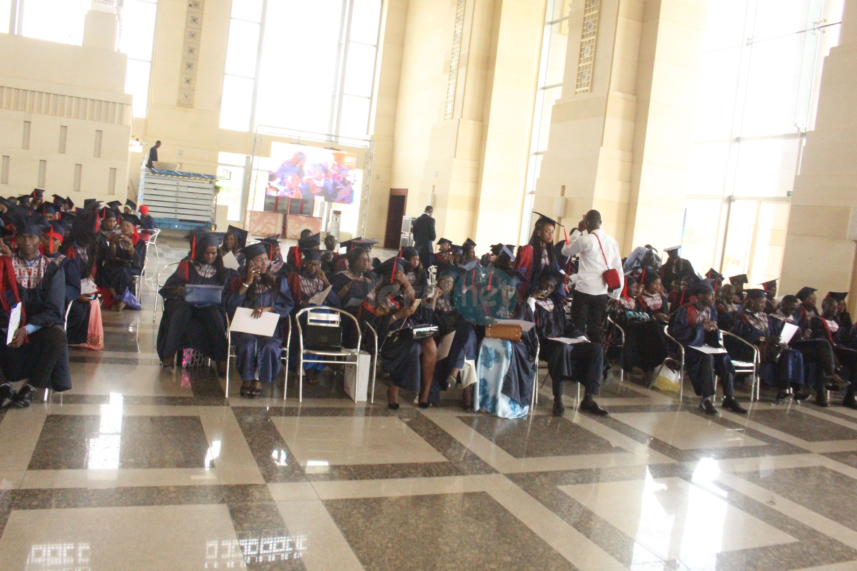 Sortie de promotion des étudiants de l'école Ensup Afrique