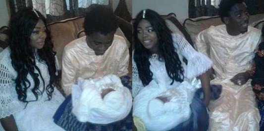 Wally Seck au baptême de Serigne Saliou Amar homonyme du défunt fils de Cheikh Amar
