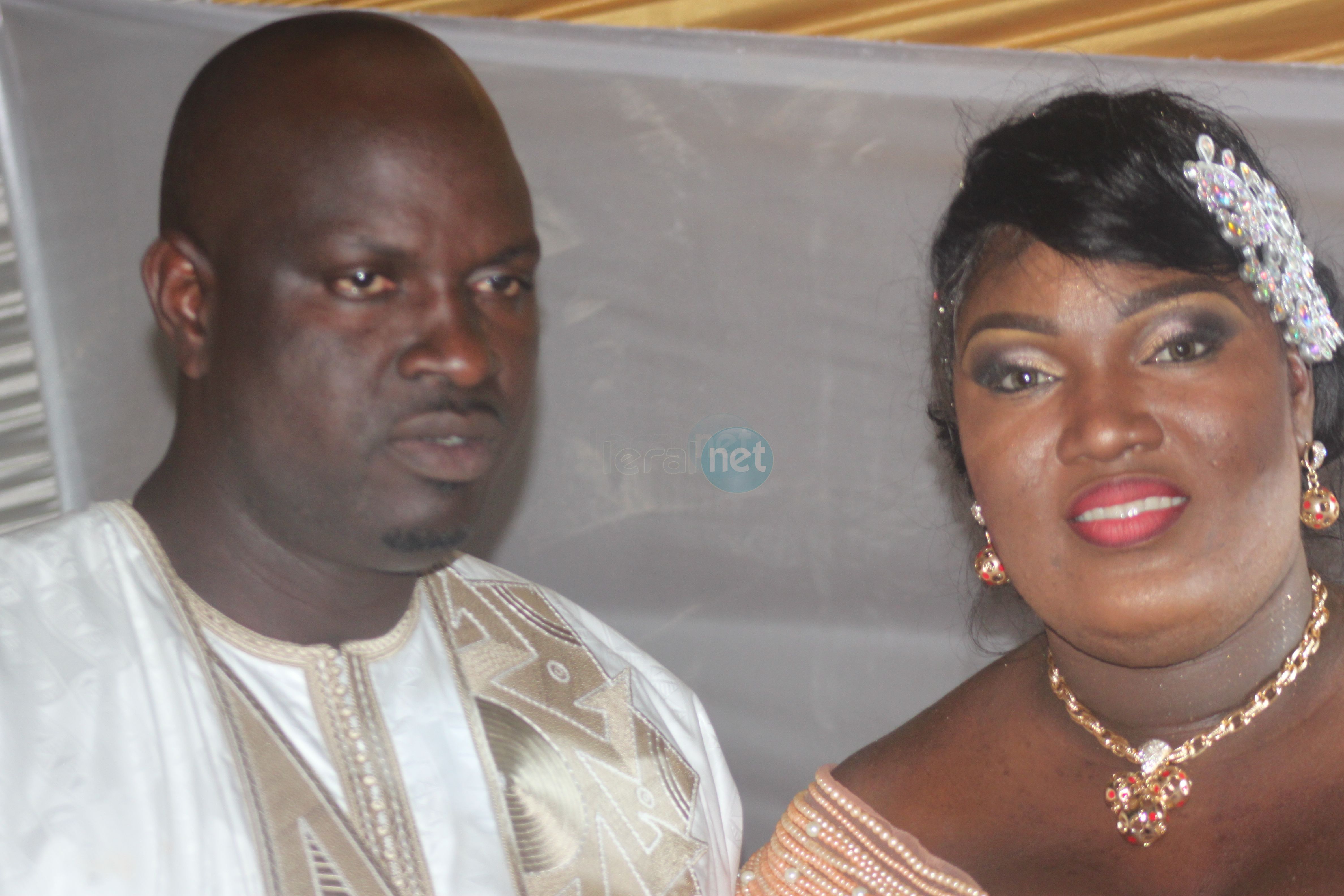 Le couple Bijou Ngoné et son chéri, heureux ménage