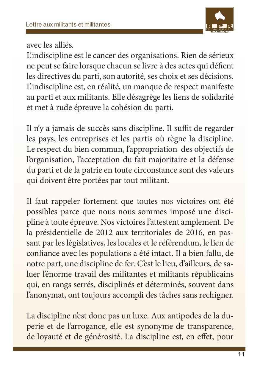 Important Discours Du President Macky Sall Sur L Unite La