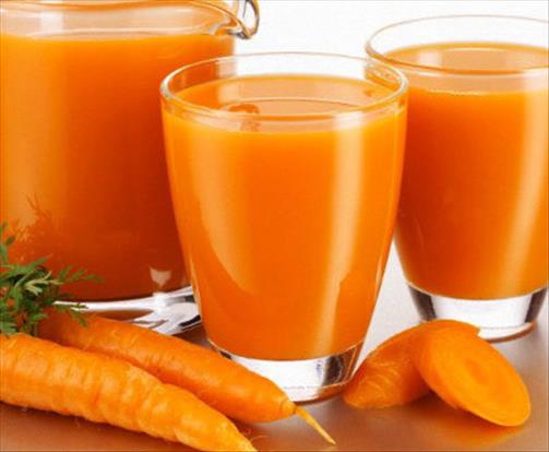 Jus de carottes pour ramadan