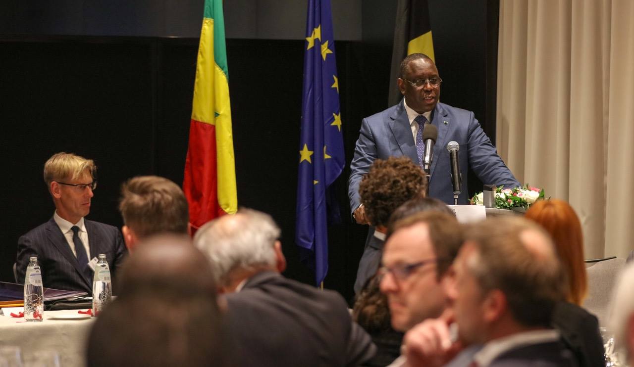 Photos: Le Président Macky Sall a pris part hier, à la conférence organisée par les chefs d'entreprise belges