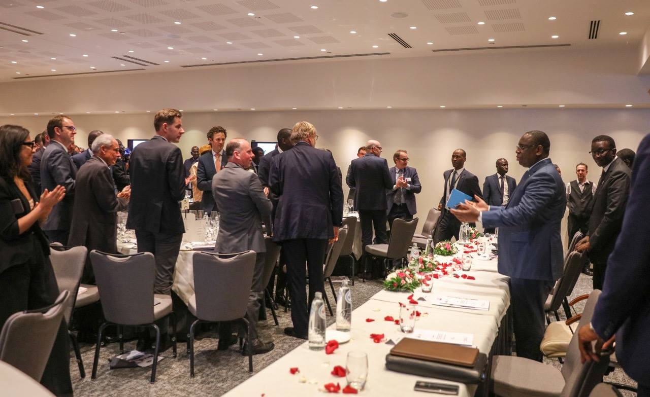 Photos: Le Président Macky Sall a pris part hier, à la conférence organisée par les chefs d'entreprise belges