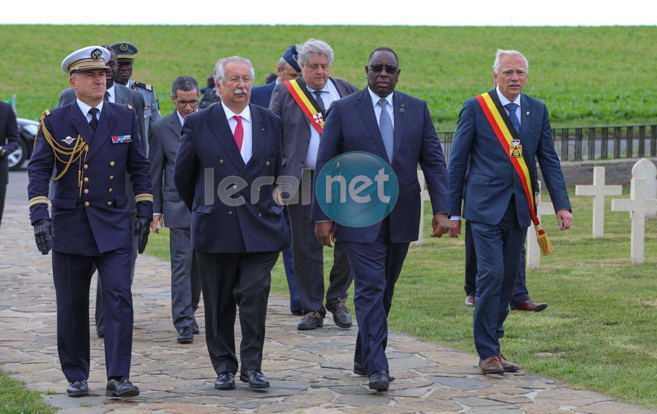 Photos : Le président Macky Sall a pris part à la commémoration à la mémoire des tirailleurs sénégalais à Chastre