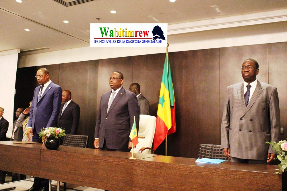 Belgique : Le président Macky Sall  a rencontré la communauté sénégalaise à Bruxelles (les photos)
