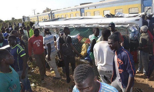 Urgent/ Une dame écrabouillée par un train au passage à niveau de Diakhao