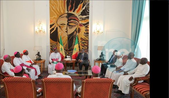 Le PR Macky Sall a reçu les évêques de la Province Ecclésiastique de Dakar, qui ont sollicité un nouveau sanctuaire Marial à Popenguine