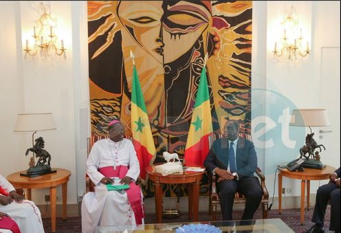 Le PR Macky Sall a reçu les évêques de la Province Ecclésiastique de Dakar, qui ont sollicité un nouveau sanctuaire Marial à Popenguine