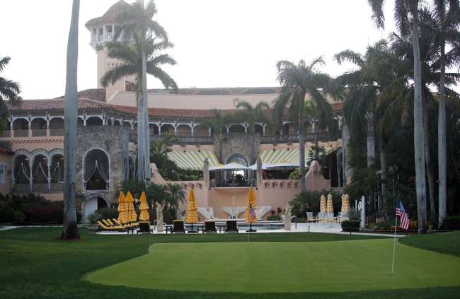 Le club privé de Donald Trump à Mar-a-Lago, à Palm Beach (Floride)