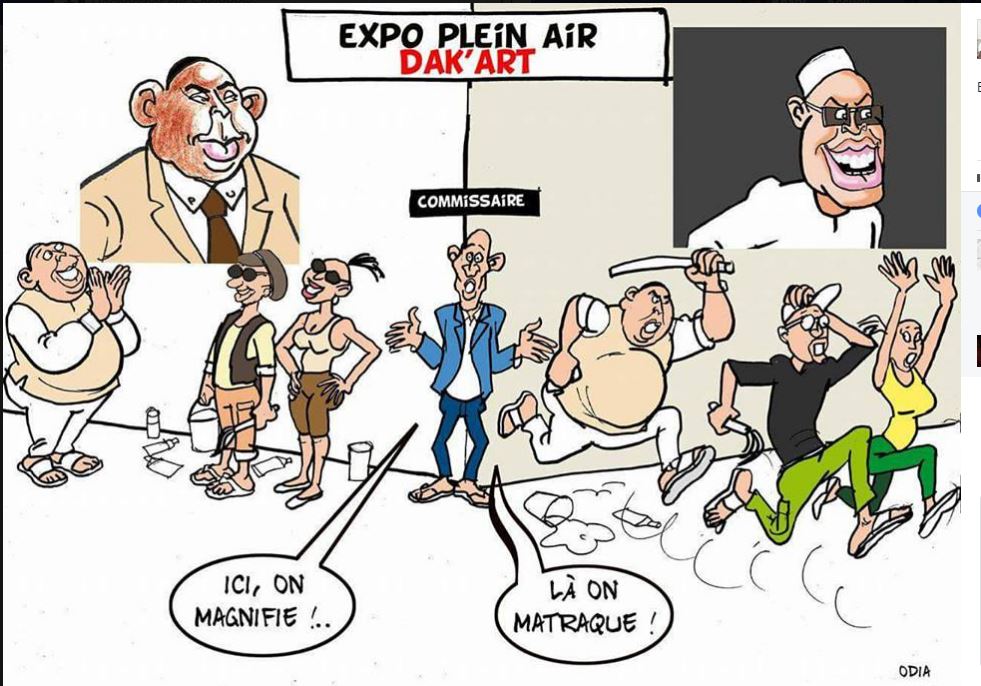 Expo à Dakar, la Tribune d'Odia