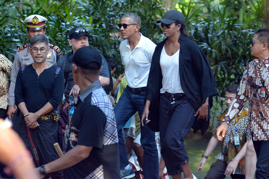 Photos : Les Obama, des touristes (presque) comme les autres