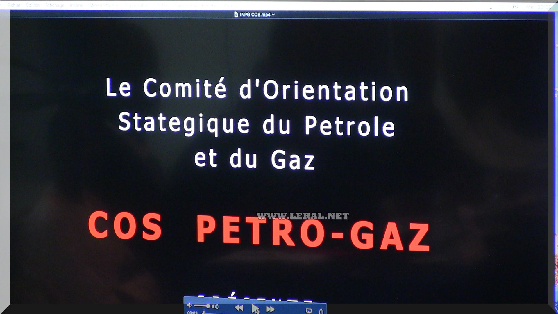 Images - Le comité d'Orientation Stratégique du Pétrole et du Gaz