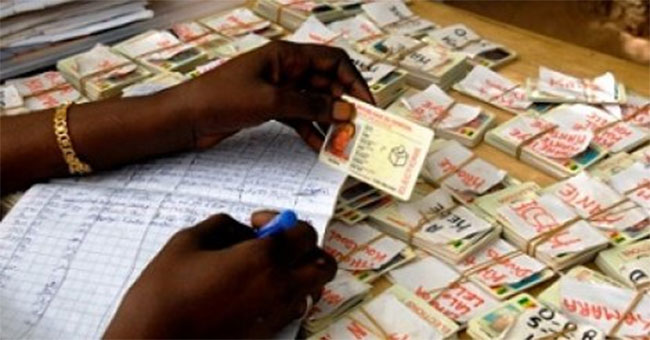 Plus de 5 millions de cartes d'électeur éditées (ministre)