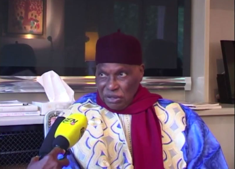 Me Wade à Tivaouane et Pire, cet après-midi