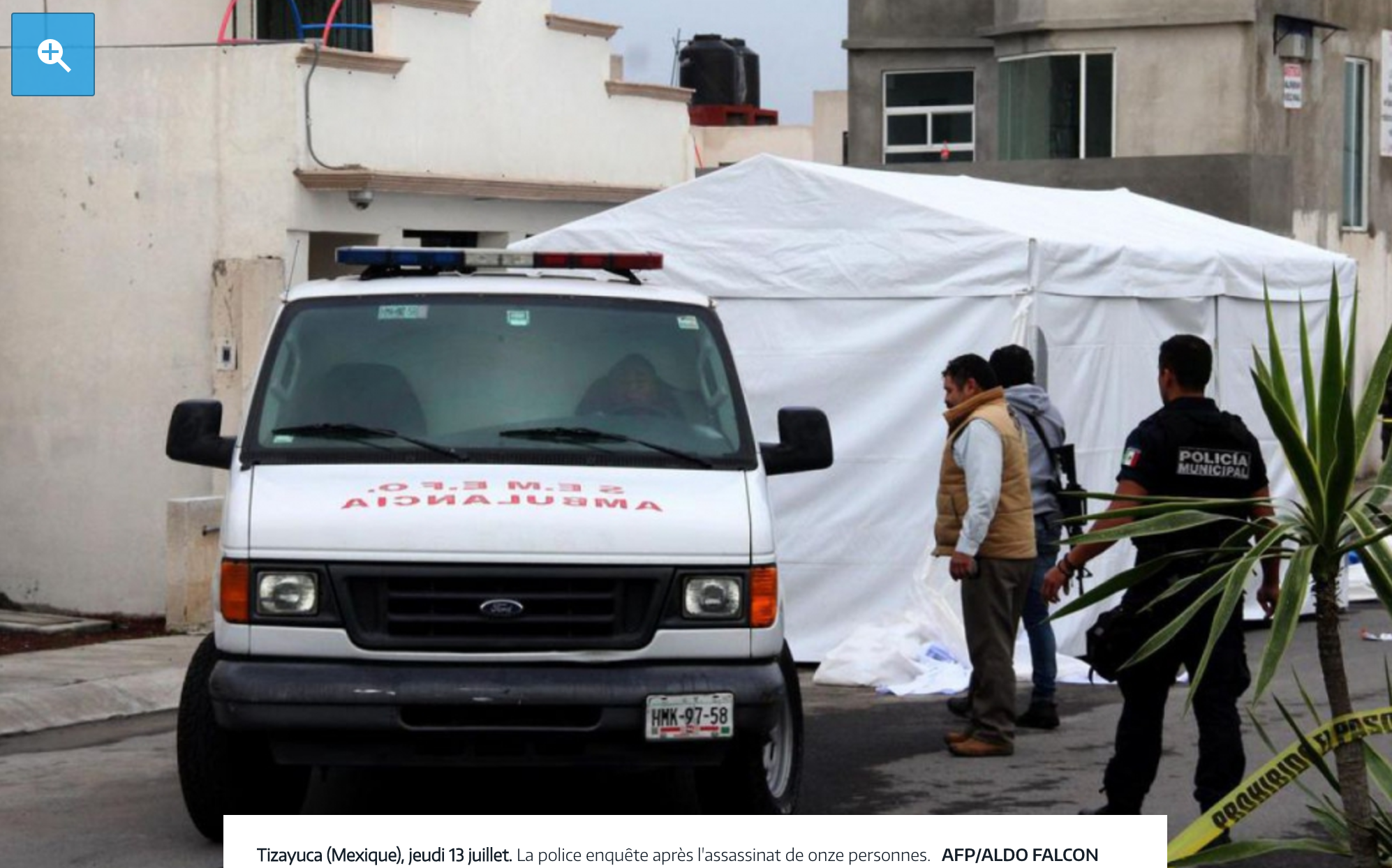 Mexique : 11 personnes assassinées à l'arme blanche lors d'une fête pour enfants