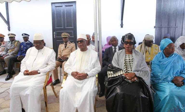 Le Président Macky Sall a assisté à la levée du corps de Babacar Ndiaye, ancien Président de la BAD (images)