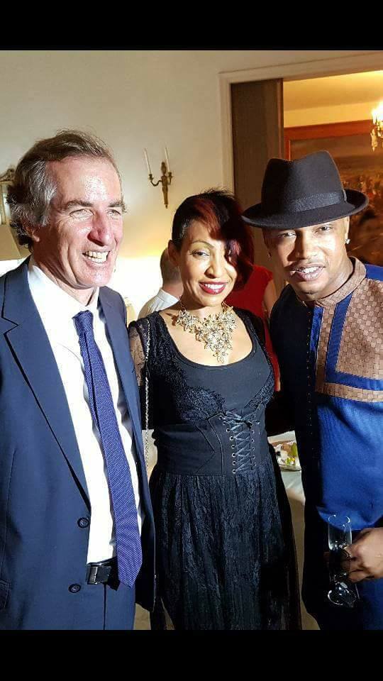 Photos: Viviane Chidid, Coumba Gawlo et El Hadji Diouf à l'occasion de la fête Nationale de la République Française