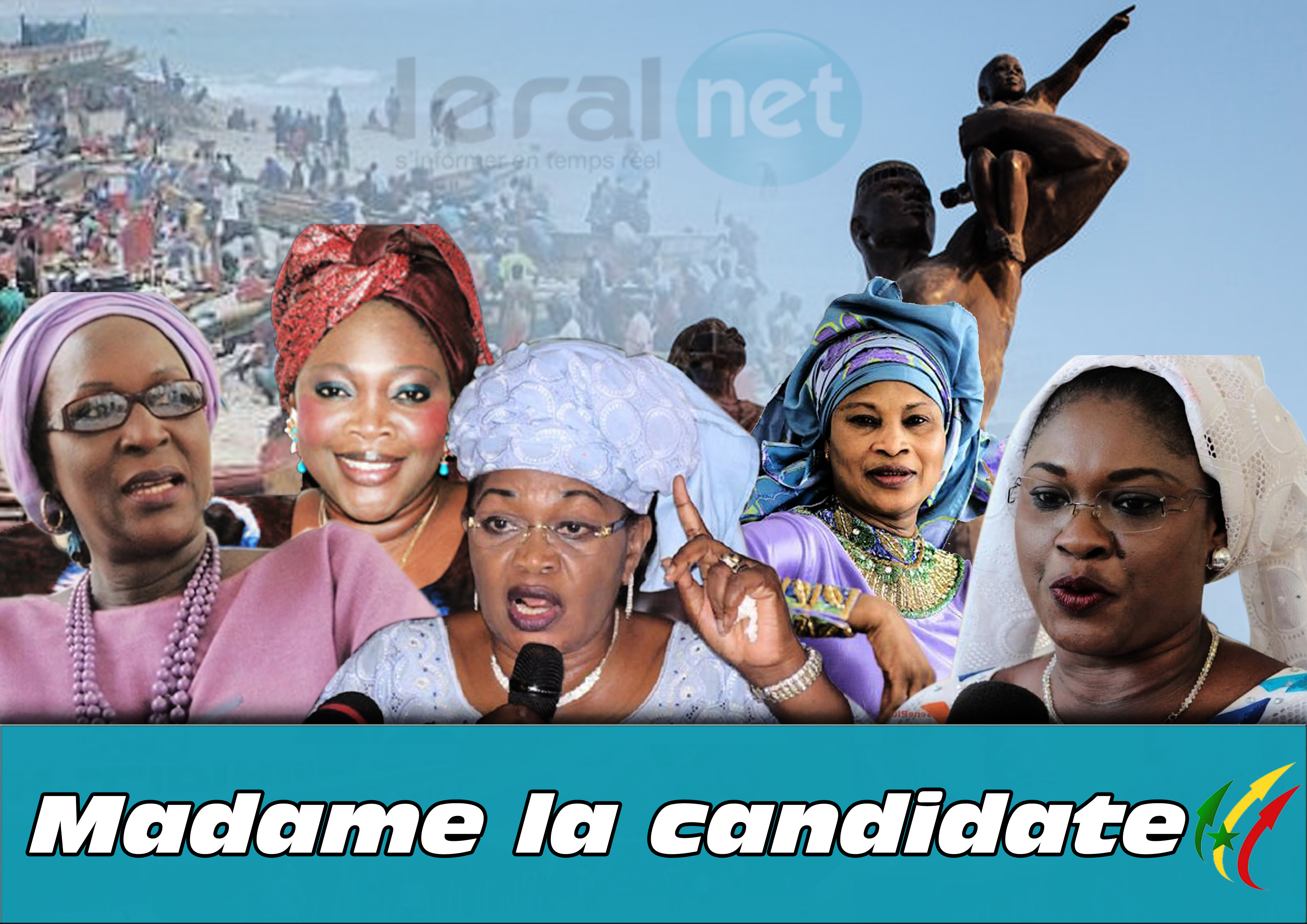  Aissata Tall Sall, Aida Mbodji, Amsatou Sow Sidibé, Ndella Diouf chassent le mâle