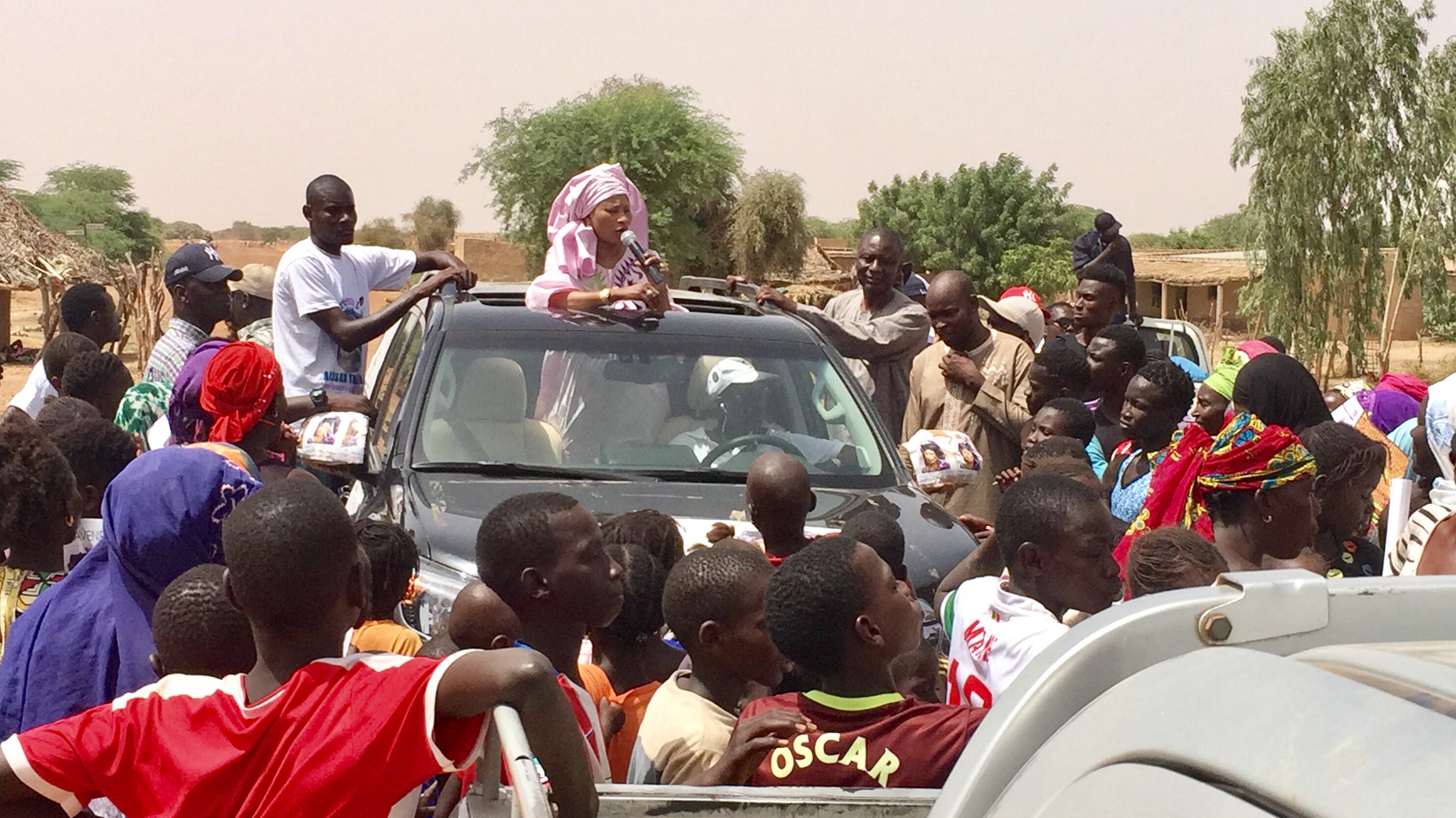 Photos : Fouta, l'arrivée de la caravane Osez l'avenir à Madina Ndiatebe