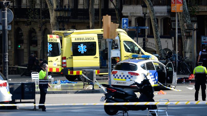 Attaque terroriste à Barcelone: au moins 32 blessés et un mort