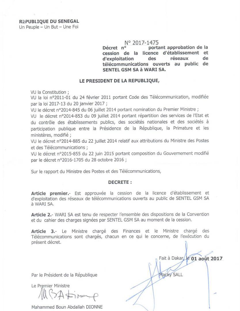 Abdou Latif Coulibaly à propos de l'affaire Wari-Milicom : « L’État s’est donné un délai pour procéder à des vérifications avant de signer le décret d’approbation » 