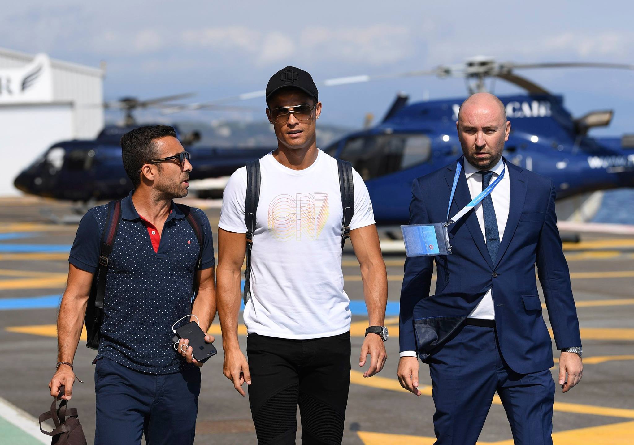 Images: l'arrivée de Cristiano, Messi, Modrić et Ramos à Monaco pour assister au tirage de la Ligue des Champions