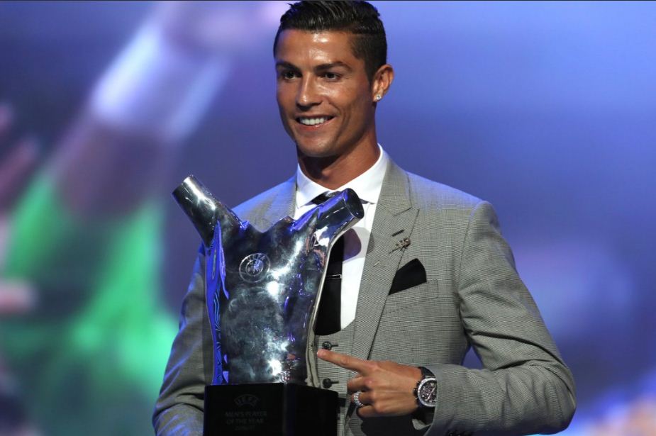Cristiano Ronaldo élu joueur UEFA de la saison 2016-2017