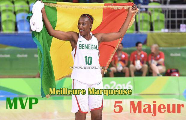 Astou Traoré, MVP Afrobasket 2017, GOOD JOB CHAMPIONNE