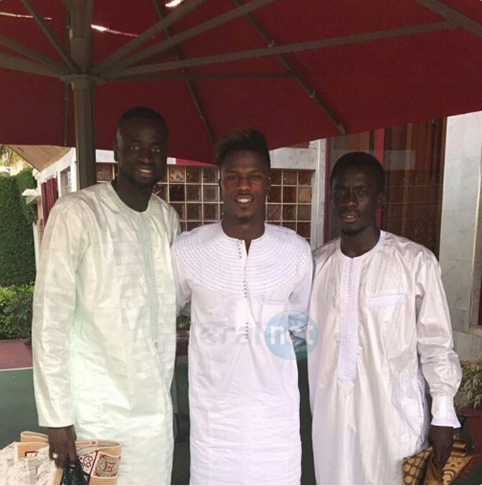 Photo: Kouyaté, Diao Baldé et Gana Guèye en mode Tabaski