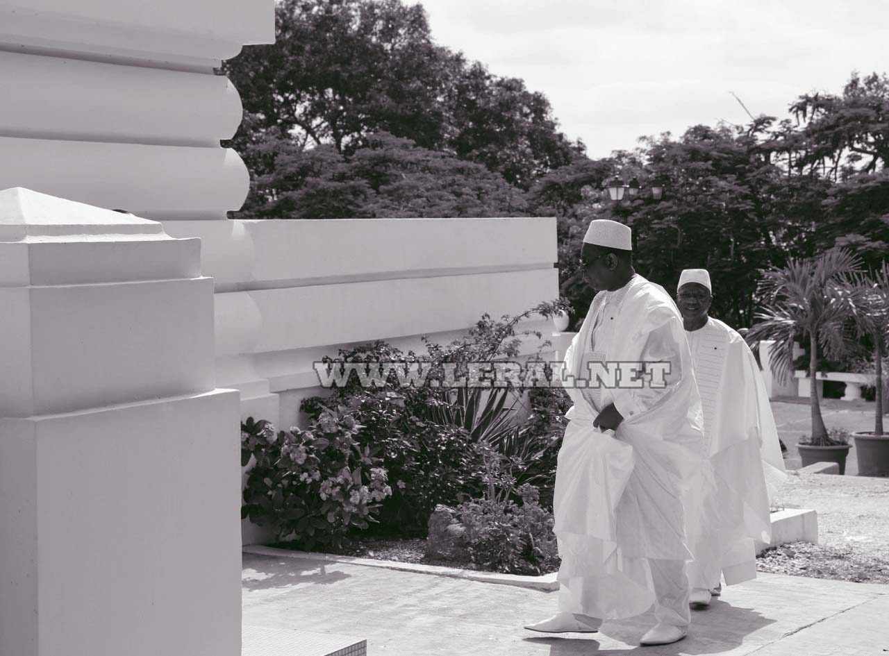 (13 photos ) Tabaski 2017: Le Président Macky SALL à la Grande Mosquée de Dakar