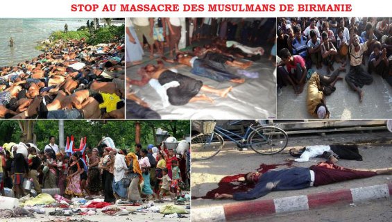 Massacre des musulmans birmans : JAMRA appelle à une Marche de protestation vendredi prochain!