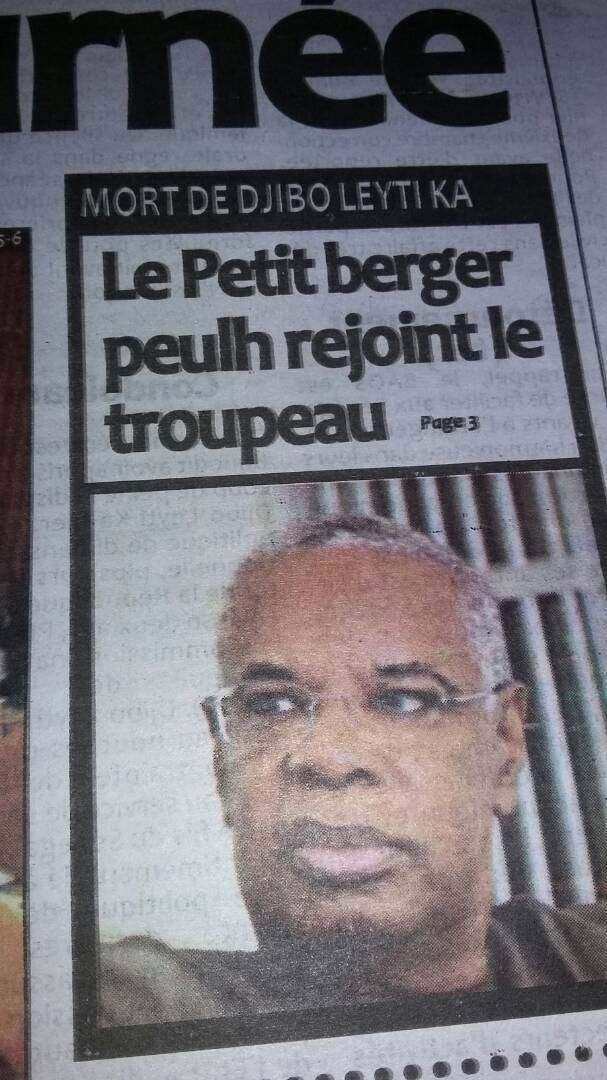 Les internautes dégoûtés par le titre "choquant" de "Libération" sur Djibo Ka