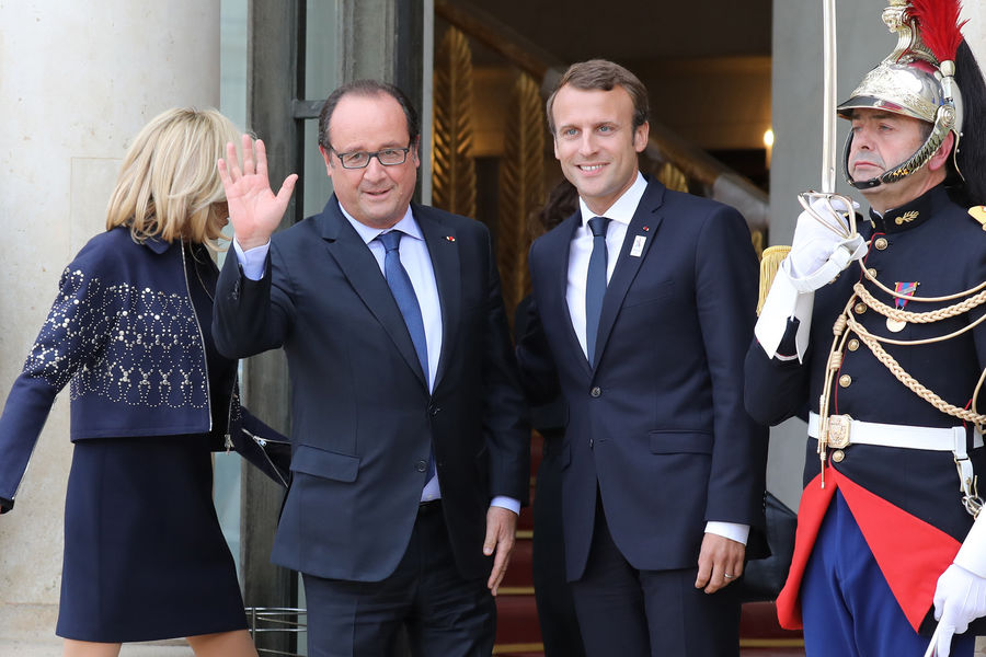 Macron, Hollande et Sarkozy réunis à l'Elysée pour fêter Paris 2024