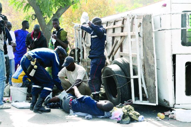 Matam : collision entre un bus et un minicar, 4 morts et plusieurs blessés admis aux urgences