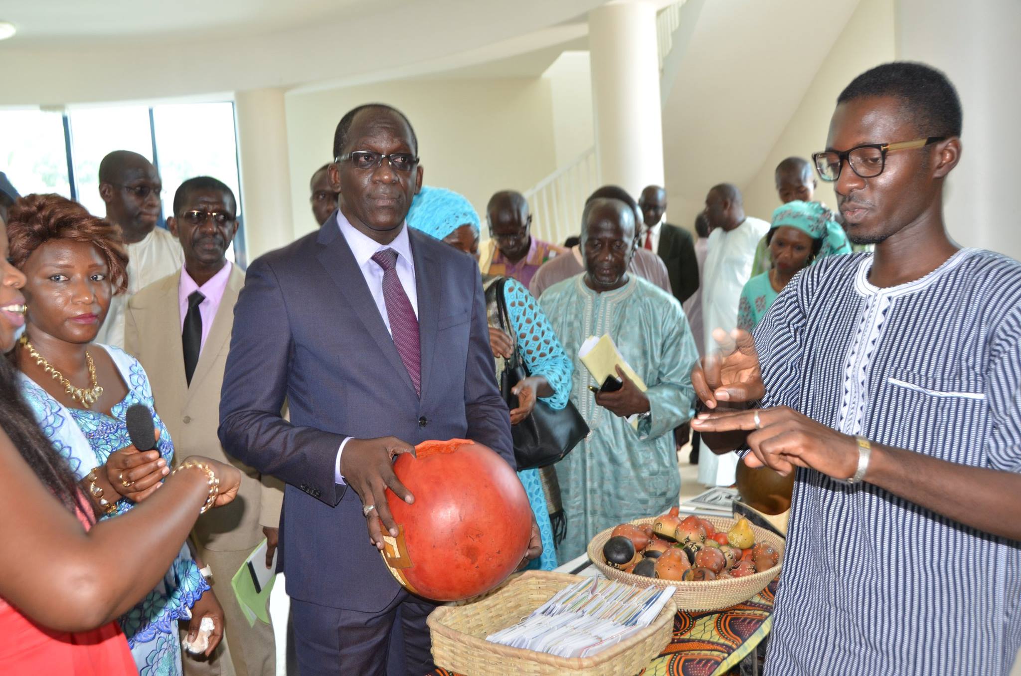 Images: Abdoulaye Diouf Sarr à la célébration de la 20e édition de la Semaine internationale des sourds