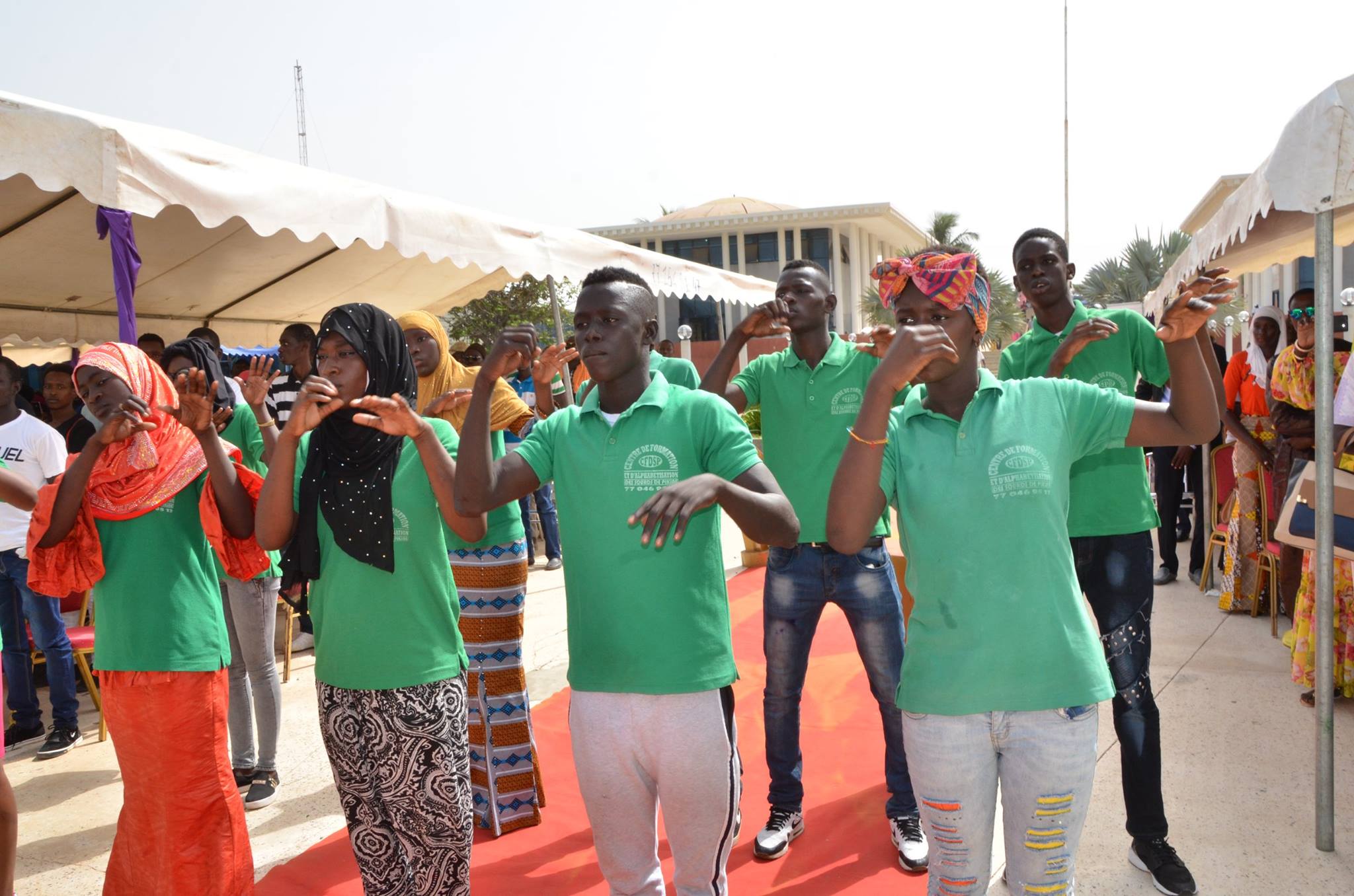 Images: Abdoulaye Diouf Sarr à la célébration de la 20e édition de la Semaine internationale des sourds