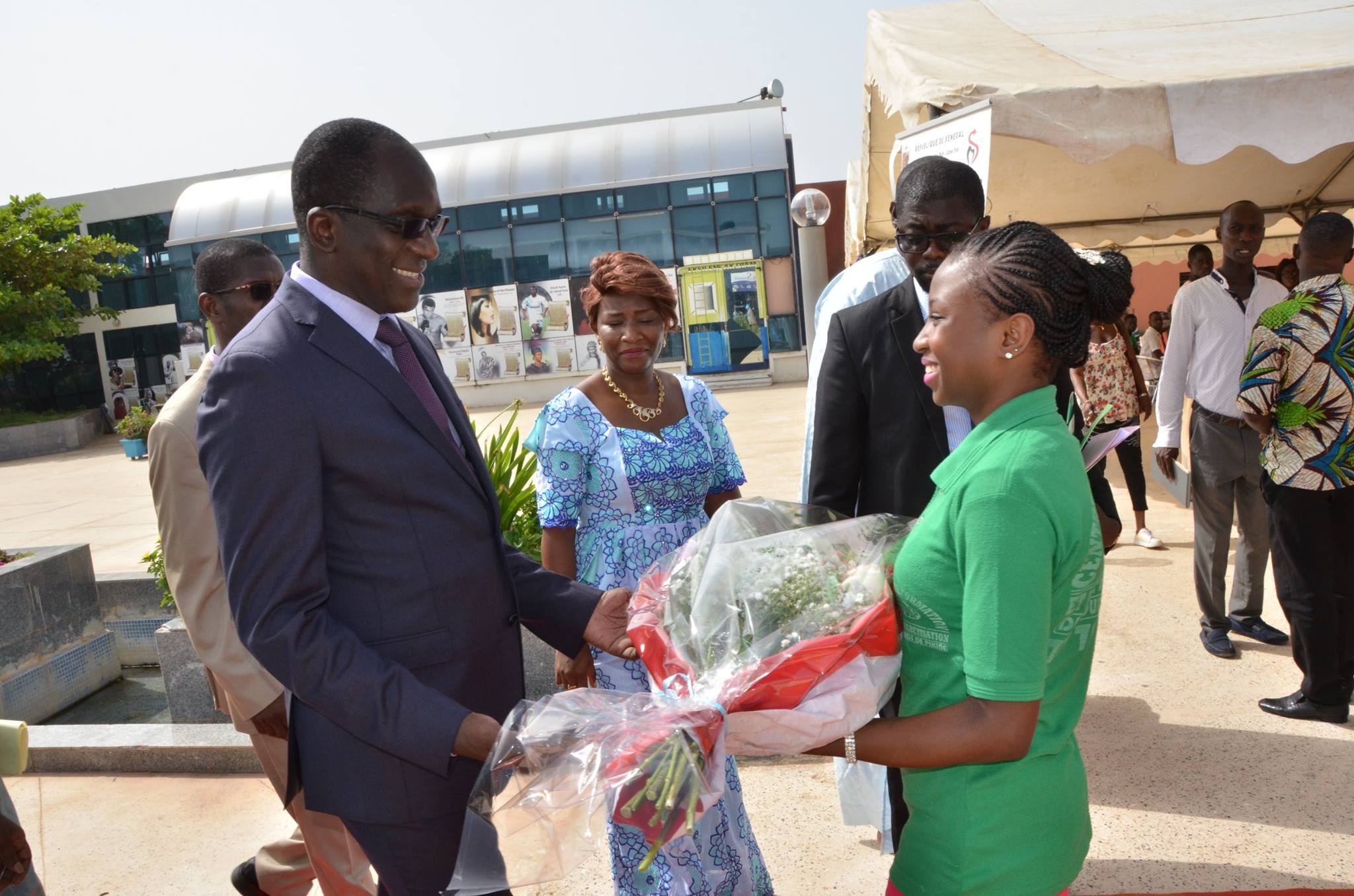 Images: Abdoulaye Diouf Sarr à la célébration de la 20e édition de la Semaine internationale des sourds