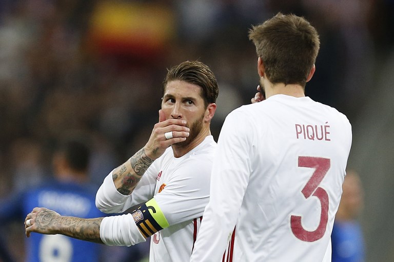 Sergio Ramos répond au tweet polémique de Piqué